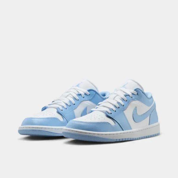 Jordan 1 Low White Aluminum (Womens) - Imagen 4