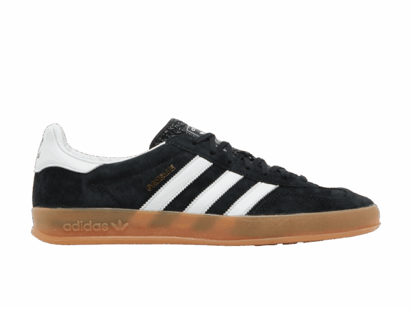 adidas Gazelle Black White Gum