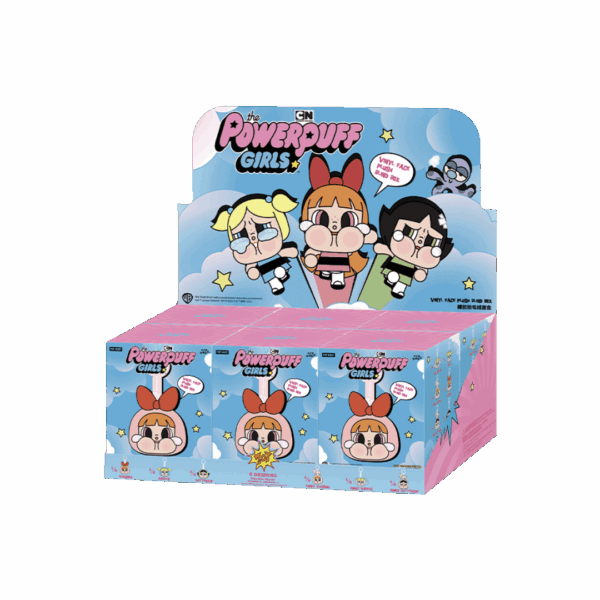 Pop Mart CryBaby x Powerpuff Girls Series Vinyl Face Plush Sealed Case