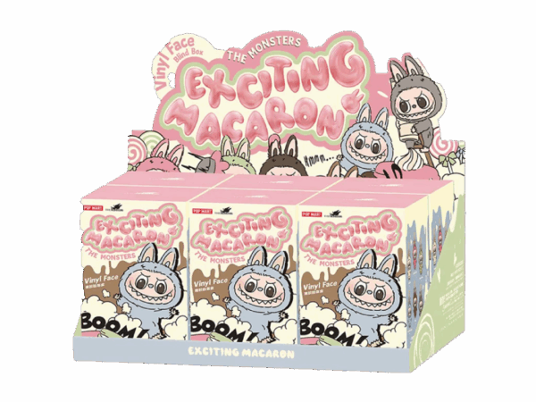 Pop Mart Labubu The Monsters Tasty Macarons Vinyl Face Blind Box