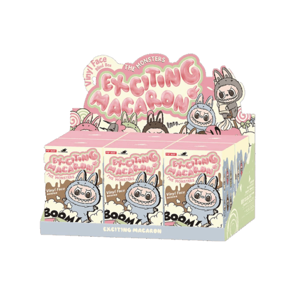 Pop Mart Labubu The Monsters Tasty Macarons Vinyl Face Blind Box