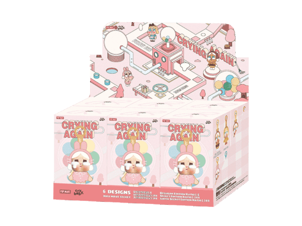 Pop Mart CRYBABY Crying Again Series-Vinyl Face Plush Blind Box