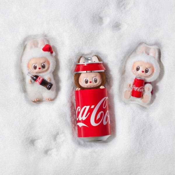 Pop Mart Labubu The Monsters Coca-Cola Vinyl Gezichtsmasker Doos - Imagen 4