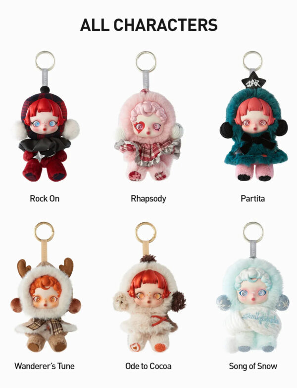 Pop Mart SKULLPANDA Winter Symphony Series Plush - Imagen 3