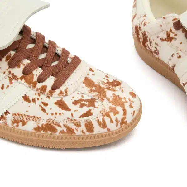 Adidas Samba LT Cow Print Brown White (Women's) - Imagen 4