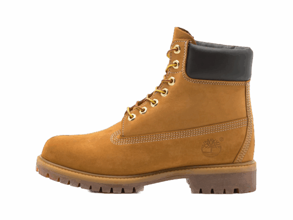 Timberland Botines clásicos con cordones en color wheat/camel para hombre