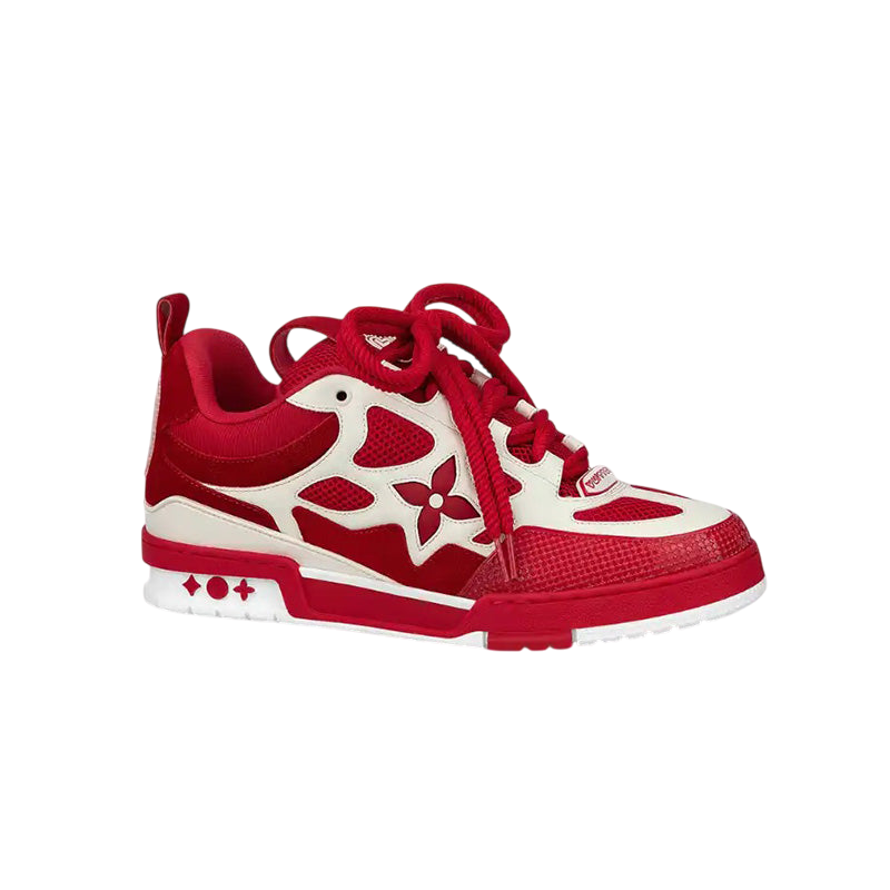 LV Skate Sneaker Red White