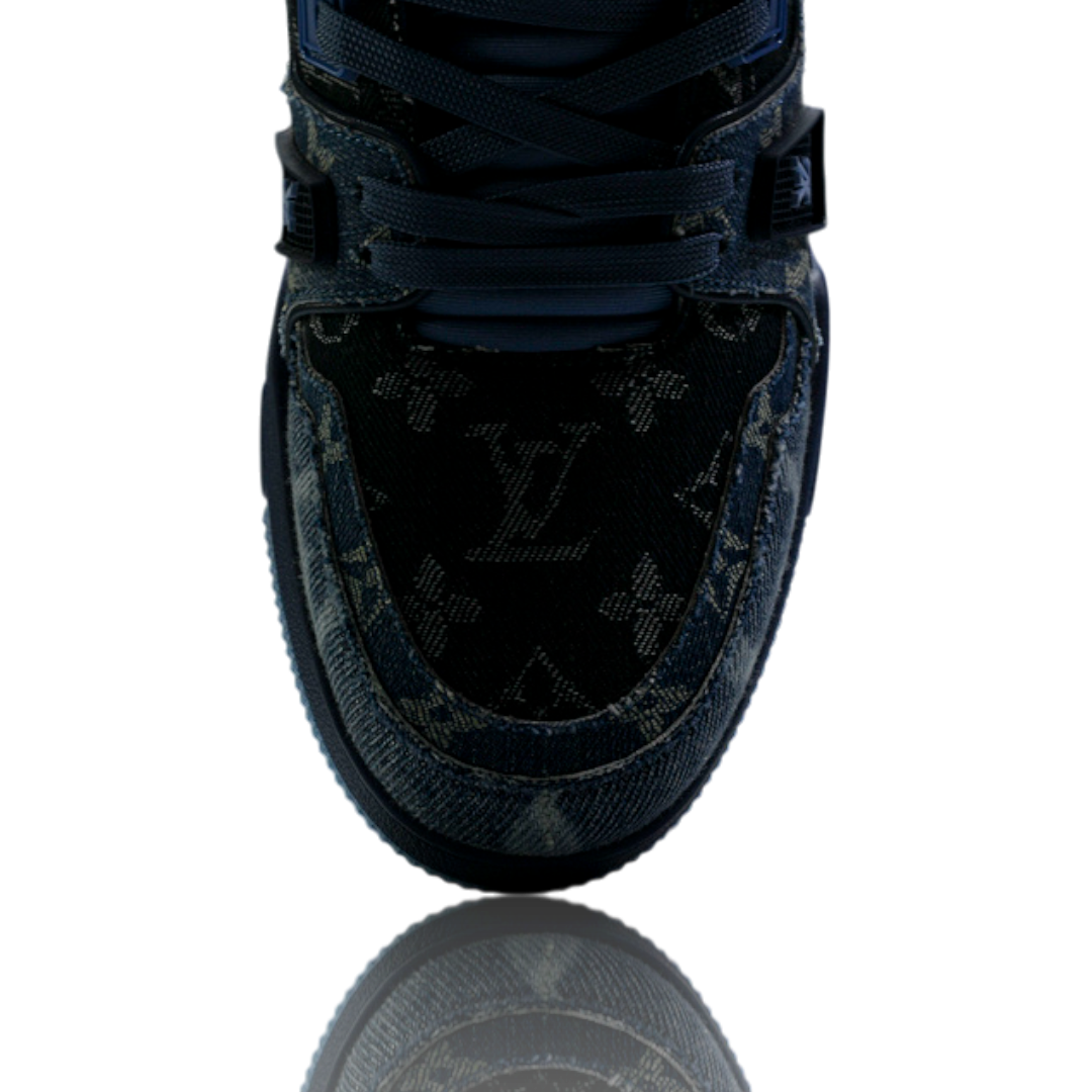 Louis Vuitton Trainer Low Monogram Denim Blue