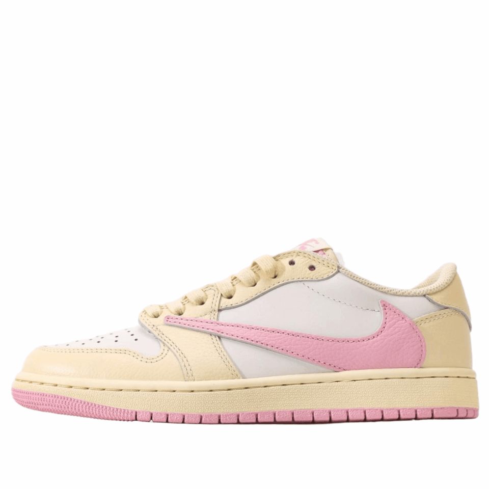 Travis Scott x Air Jordan 1 Low OG Sail White Pink
