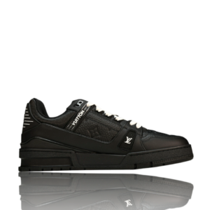 LV Trainer Low Monogram Black Embossed