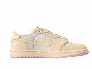 Travis Scott x Air Jordan 1 Low OG Sail White Pink