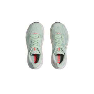 Hoka W Clifton 10 - Sea Glass / Neon Flame