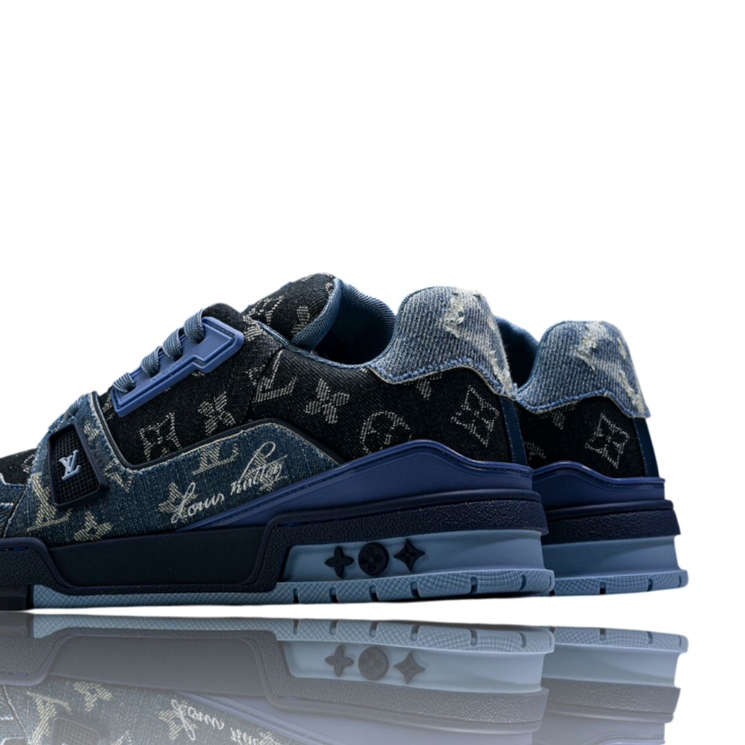 Louis Vuitton Trainer Low Monogram Denim Blue
