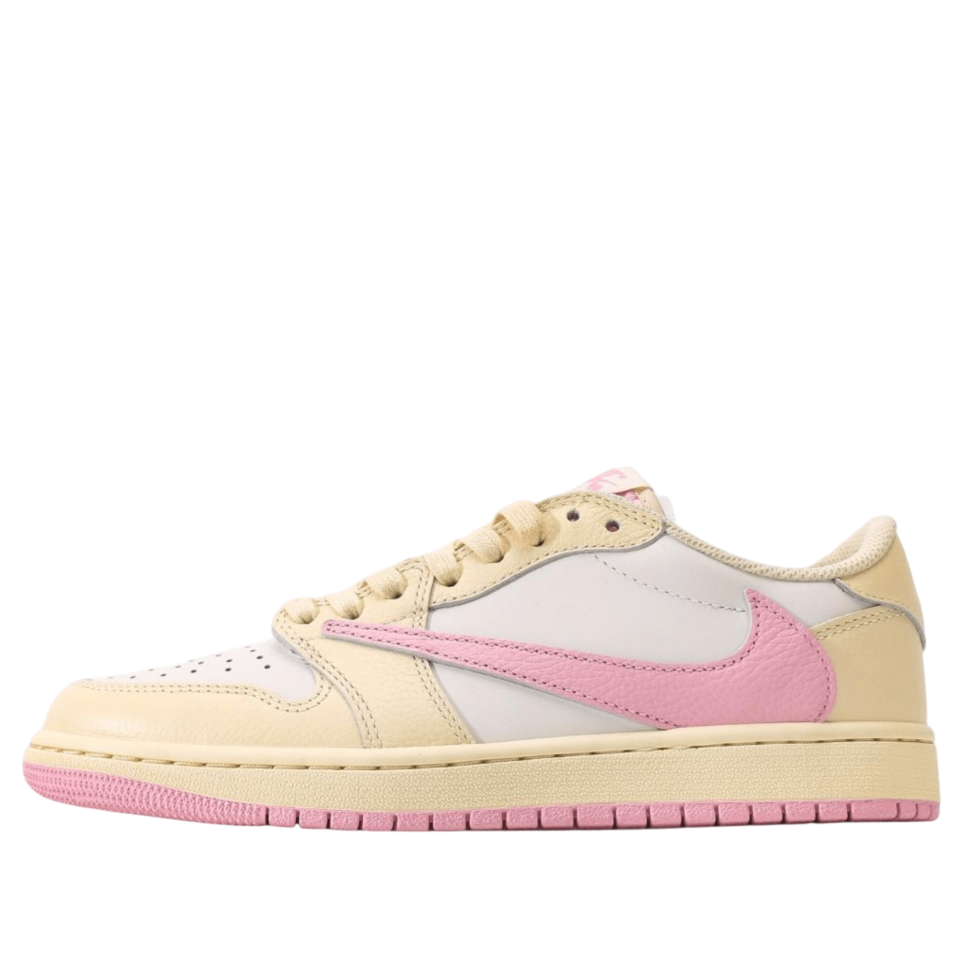 Travis Scott x Air Jordan 1 Low OG Sail White Pink