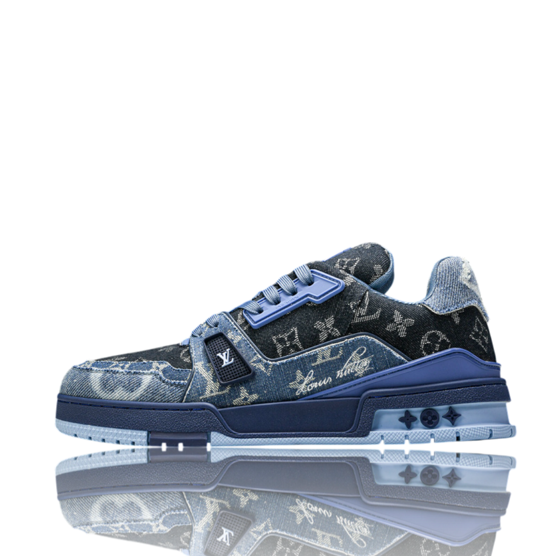 Louis Vuitton Trainer Low Monogram Denim Blue