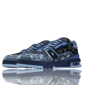 Louis Vuitton Trainer Low Monogram Denim Blue
