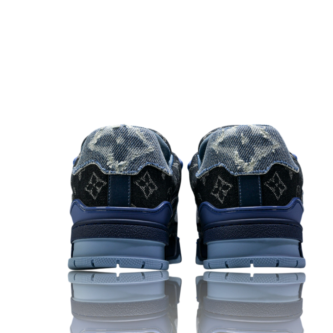 Louis Vuitton Trainer Low Monogram Denim Blue