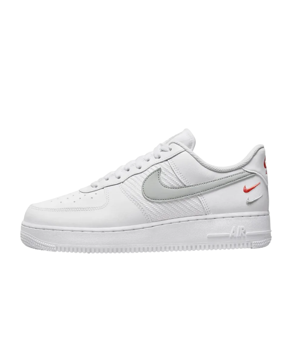 Nike Air Force 1 Low White Red Mini Swoosh
