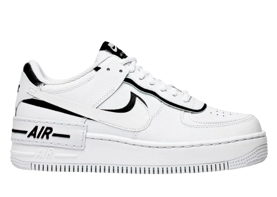 Nike Air force Shadow White & Black
