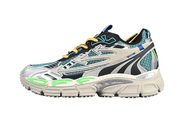 Off-White Be Right 'Grey Green Yellow'