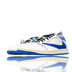 Travis Scott x Fragment AJ1 Low OG Sail Military Blue