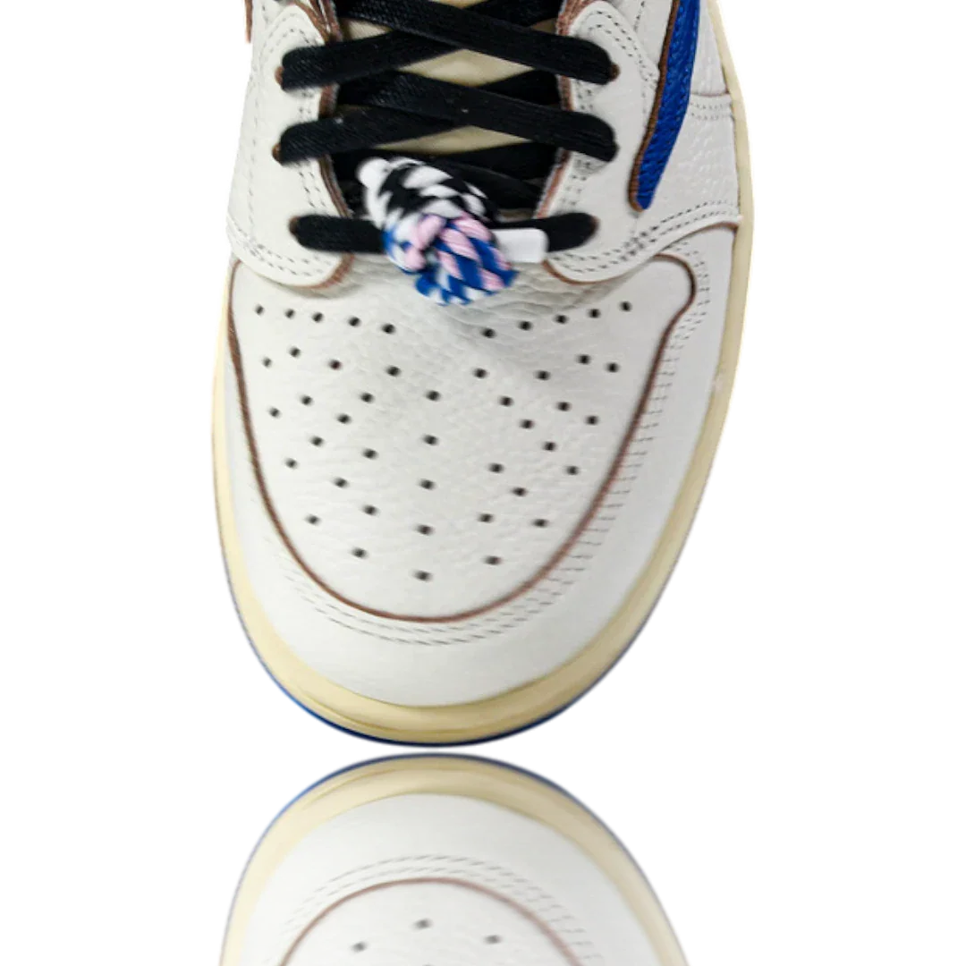 Travis Scott x Fragment AJ1 Low OG Sail Military Blue