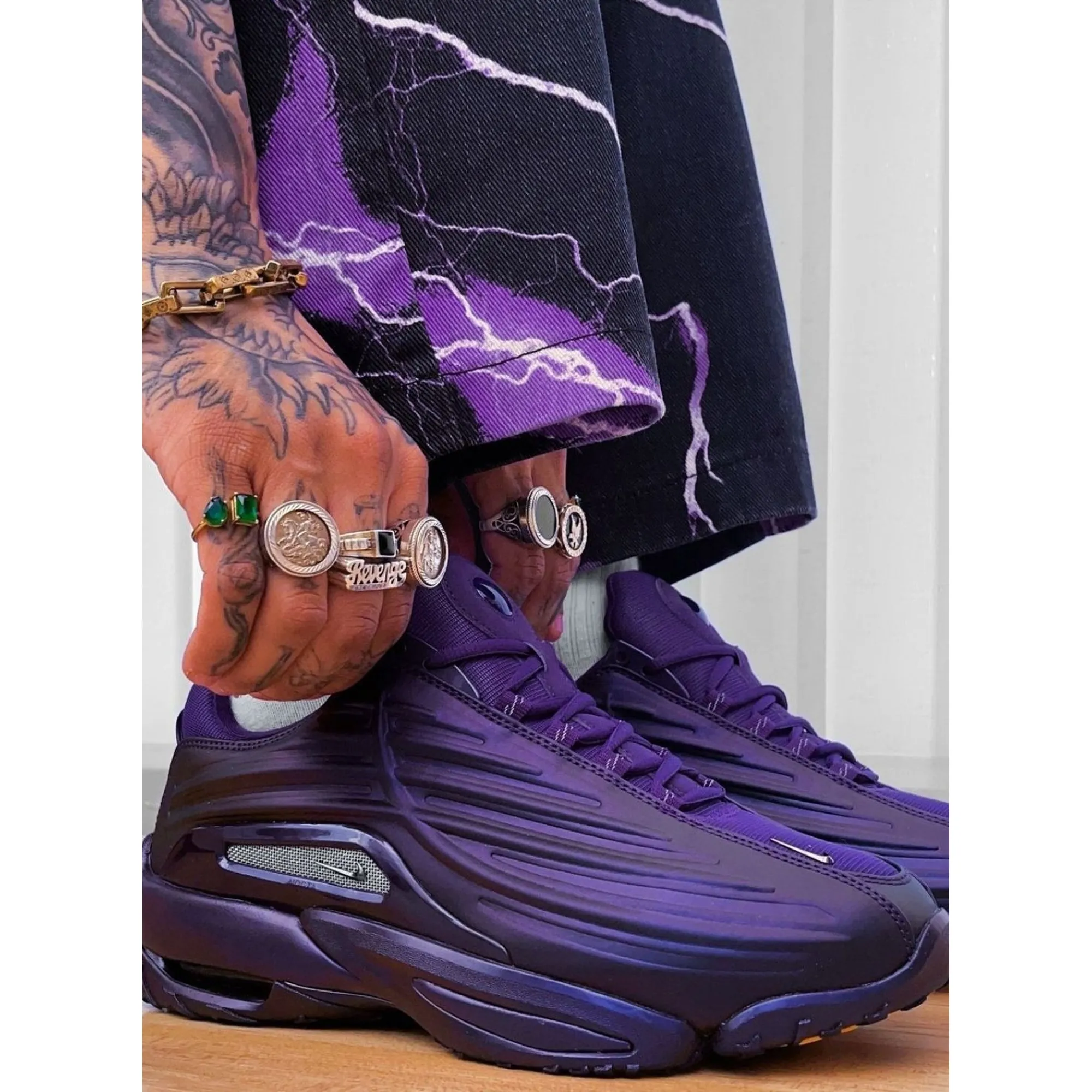 Nike Hot Step 2 Drake NOCTA Eggplant outfit