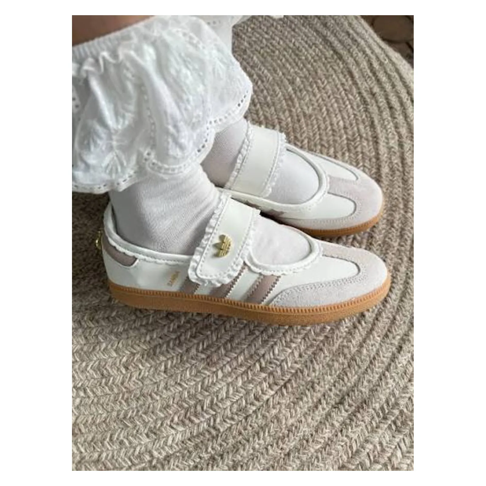 adidas Samba Jane Ruffle Pack White Pink Gum