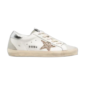 Golden Goose Super-Star White Gold Silver Star