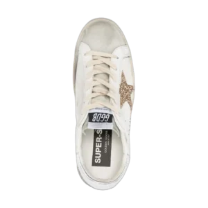 Golden Goose Super-Star White Gold Silver Star