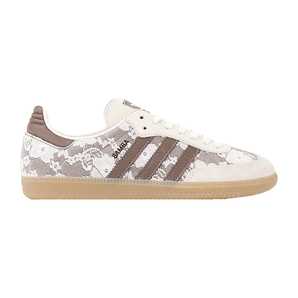 Adidas Samba OG Floral Lace Off White Earth Strata Gum