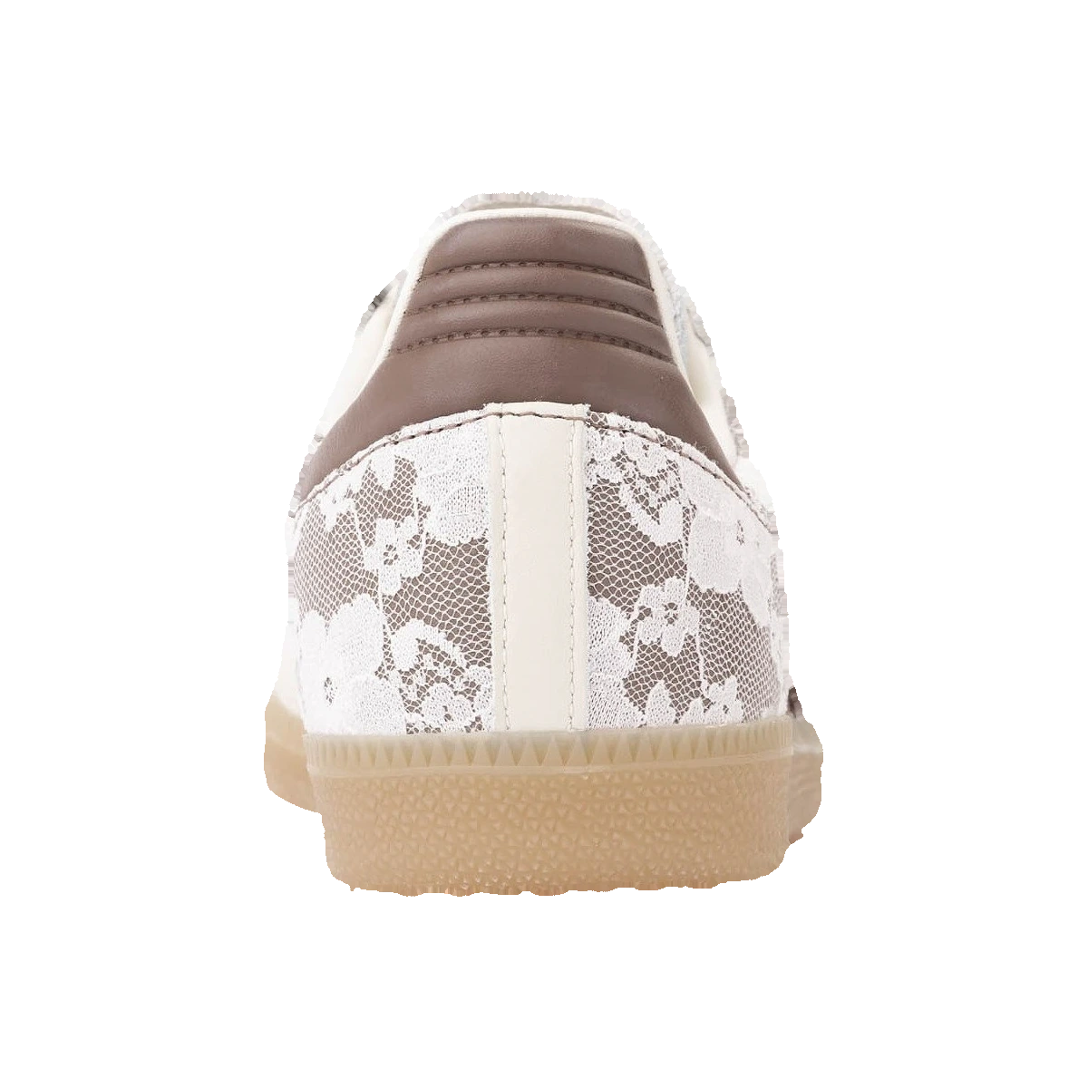 Adidas Samba OG Floral Lace Off White Earth Strata Gum - talón