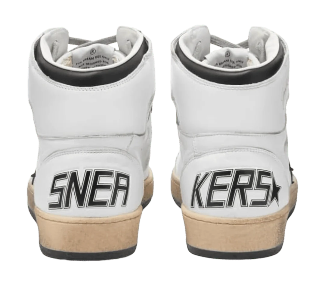 Golden Goose High Blancas Estrella Negra