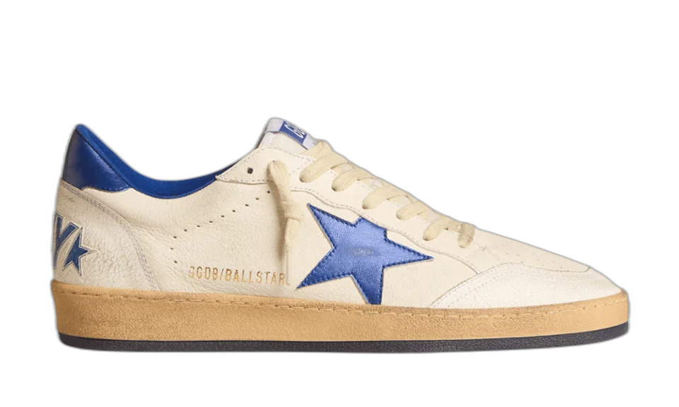 Golden Goose Ball Star Azul Metalizado