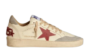 Golden Goose Ball Star LTD Blanco Gris Rojo
