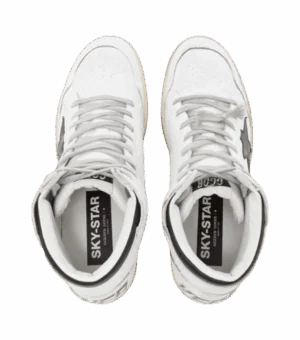 Golden Goose High Blancas Estrella Negra