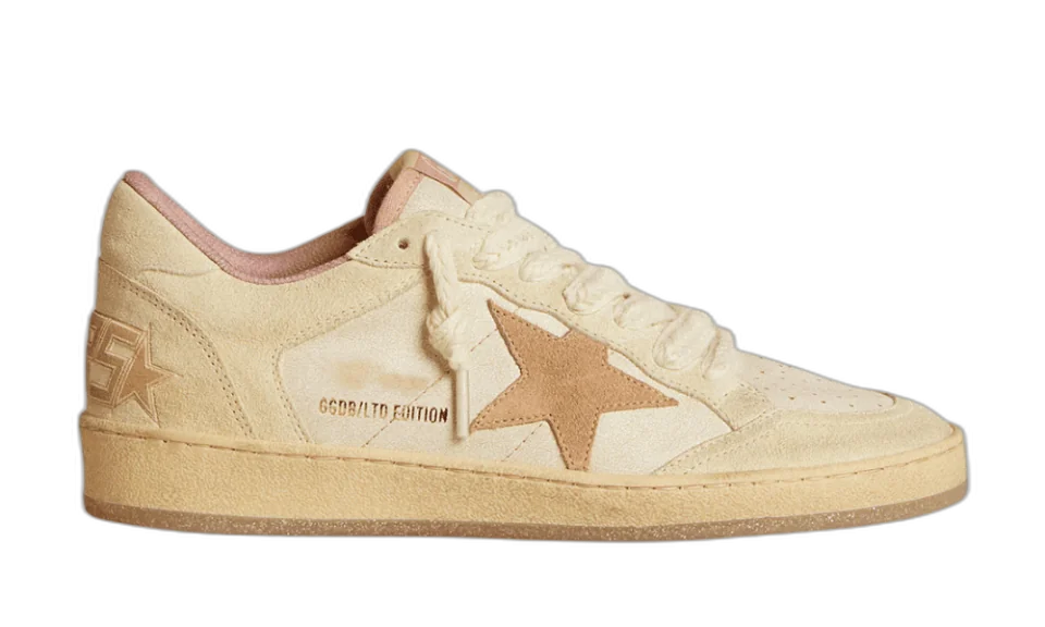 Golden Goose Ball Star LTD Blanco y Rosa