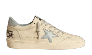 Golden Goose Ball Star Azul Celeste Metalizado