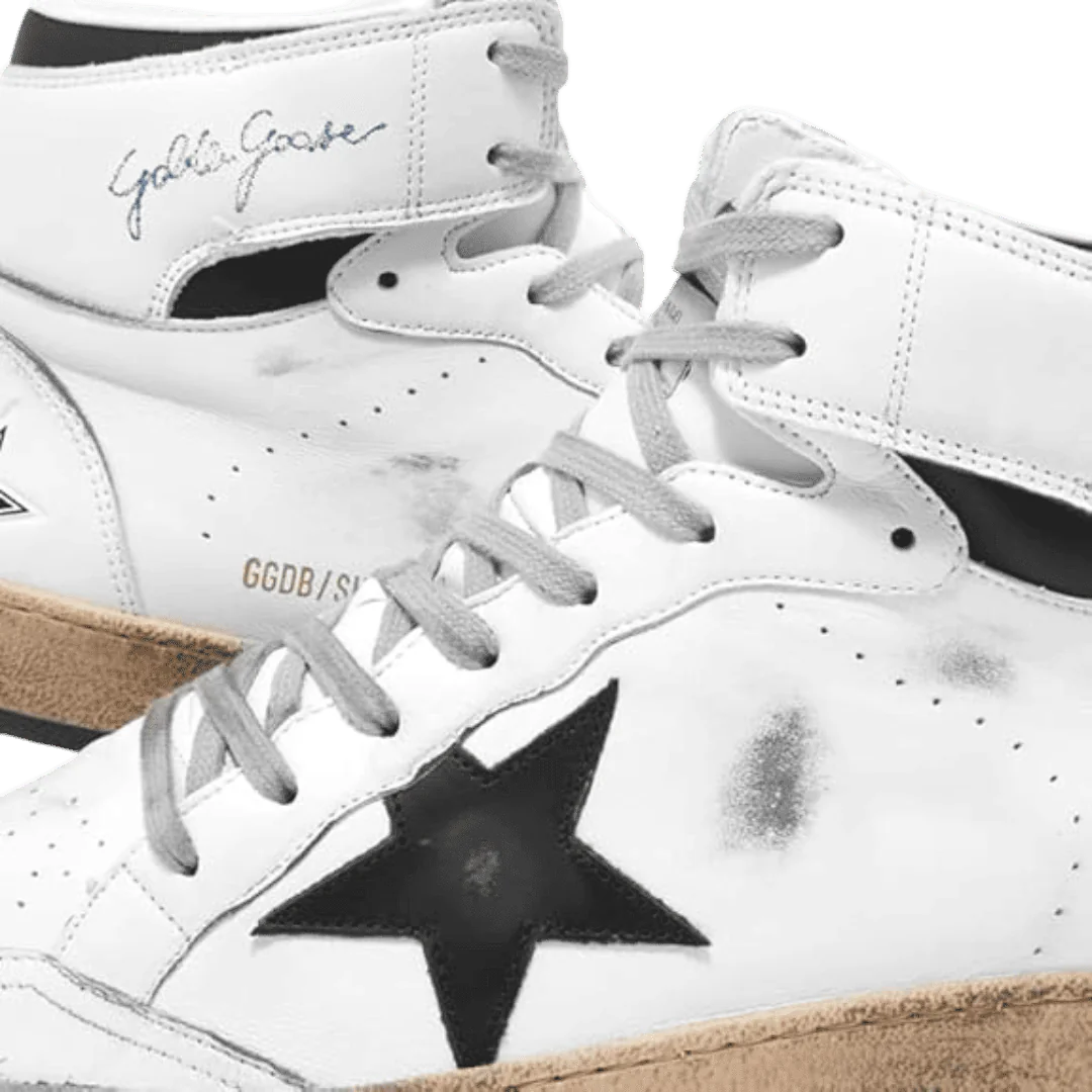 Golden Goose High Blancas Estrella Negra