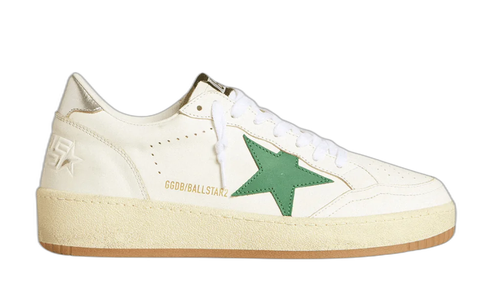 Golden Goose Ball Star 2 Blanco Verde