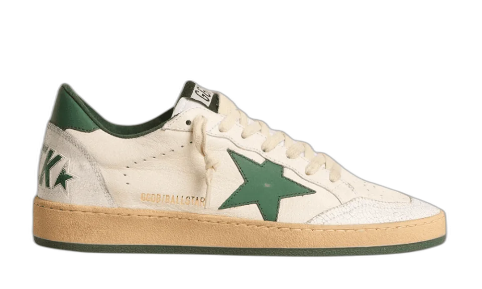 Golden Goose Ball Star Blanco Verde