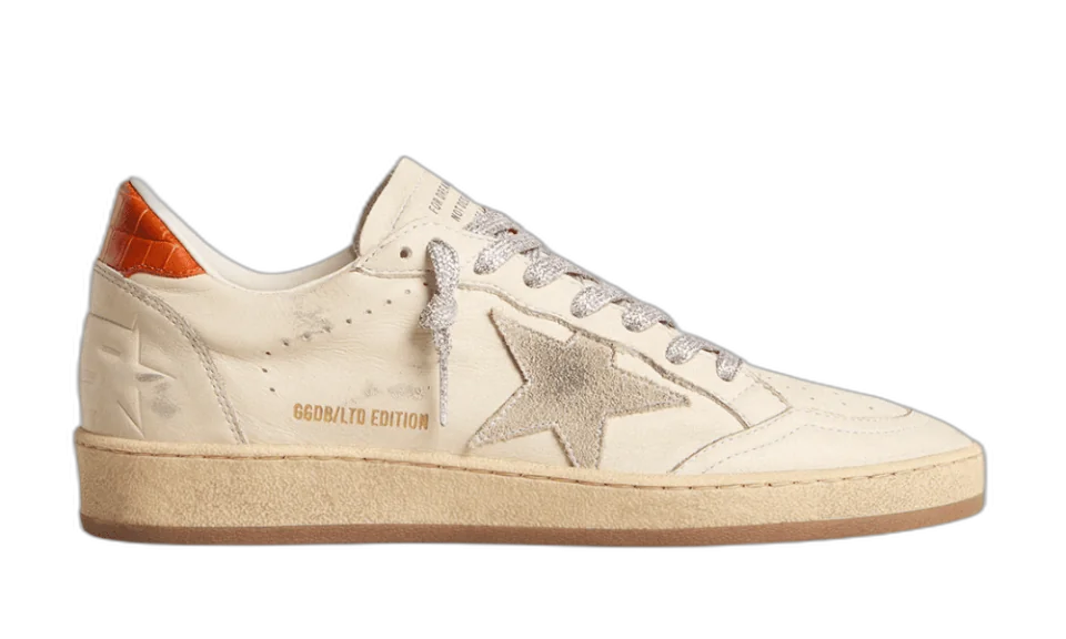 Golden Goose Ball Star Blanco Rojo