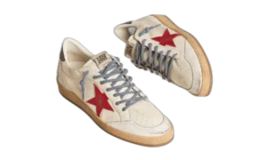 Golden Goose Ball Star LTD Blanco Azul con Estrella Roja