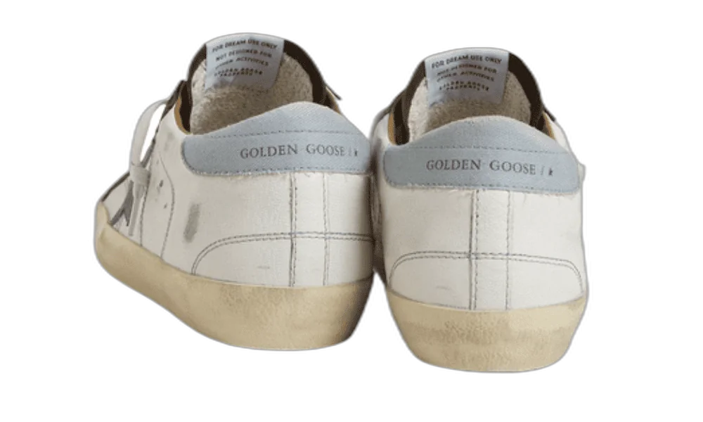 Golden Goose Super Star LTD Celeste y Negro