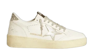 Golden Goose Ball Star 2 Blanco Plateado