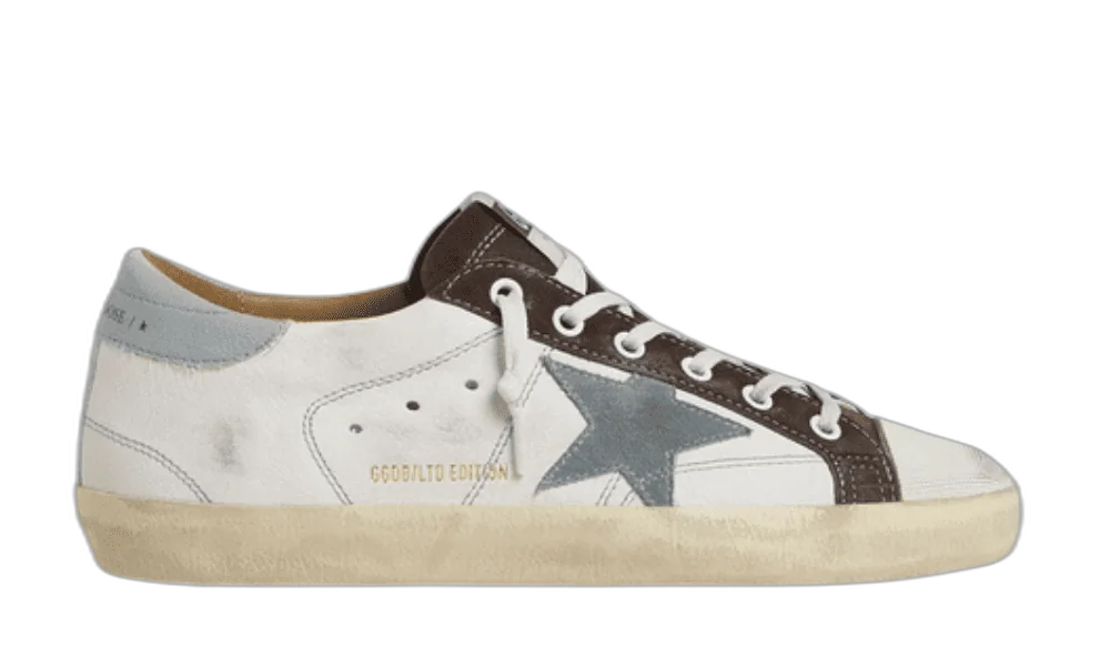 Golden Goose Super Star LTD Celeste y Negro
