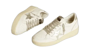 Golden Goose Ball Star 2 Blanco Plateado