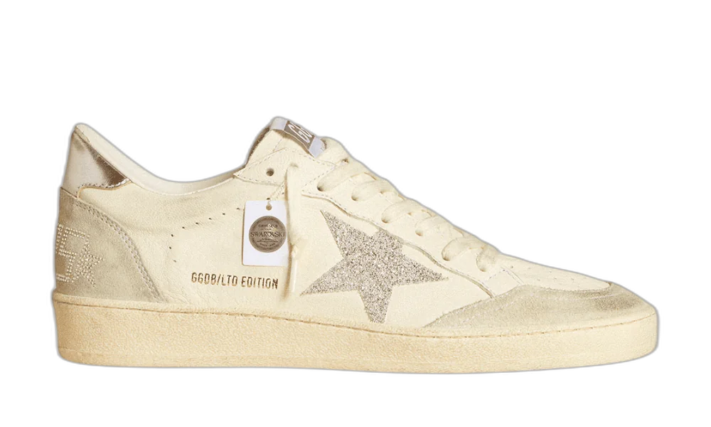 Golden Goose Ball Star Beige Estrella Brillante
