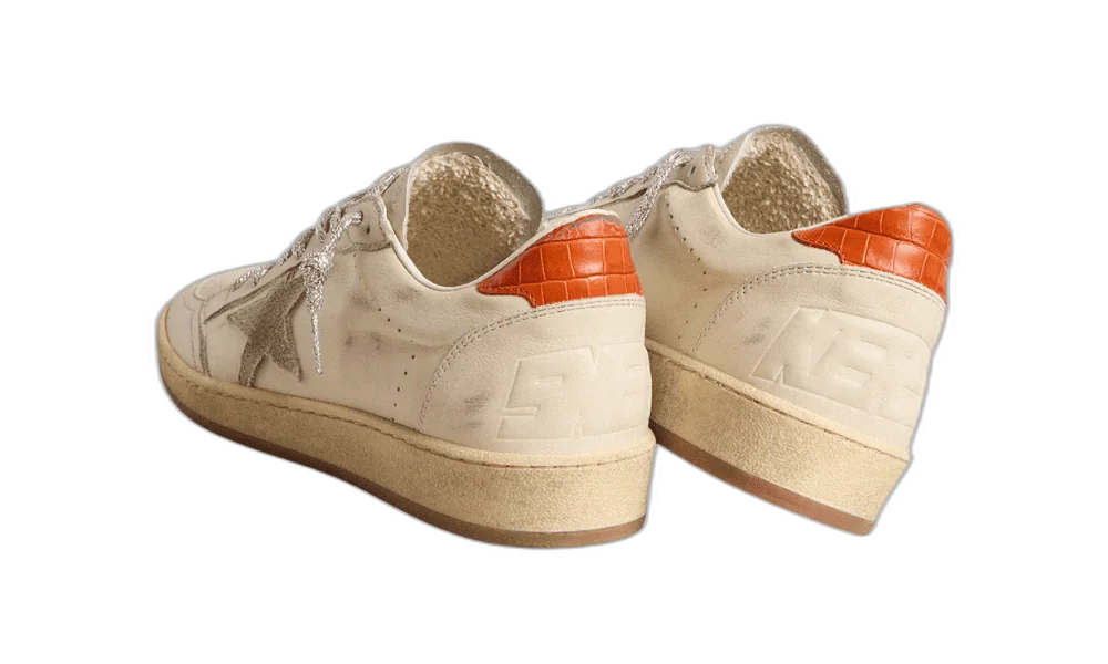 Golden Goose Ball Star Blanco Rojo