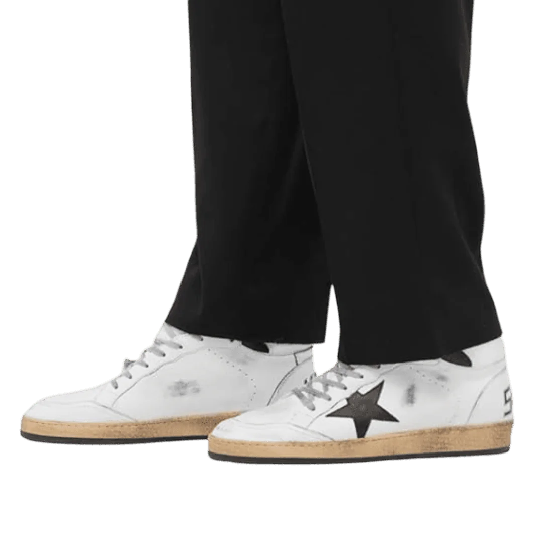 Golden Goose High Blancas Estrella Negra
